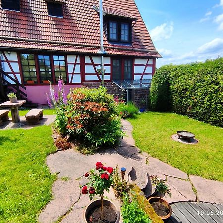 Ferienhaus Marre - Mit Grill, Feuerstelle Und Gartensauna Waldbrunn  Luaran gambar