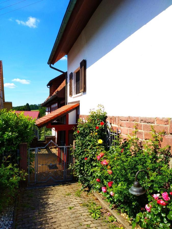 Ferienhaus Marre - Mit Grill, Feuerstelle Und Gartensauna Waldbrunn  Luaran gambar