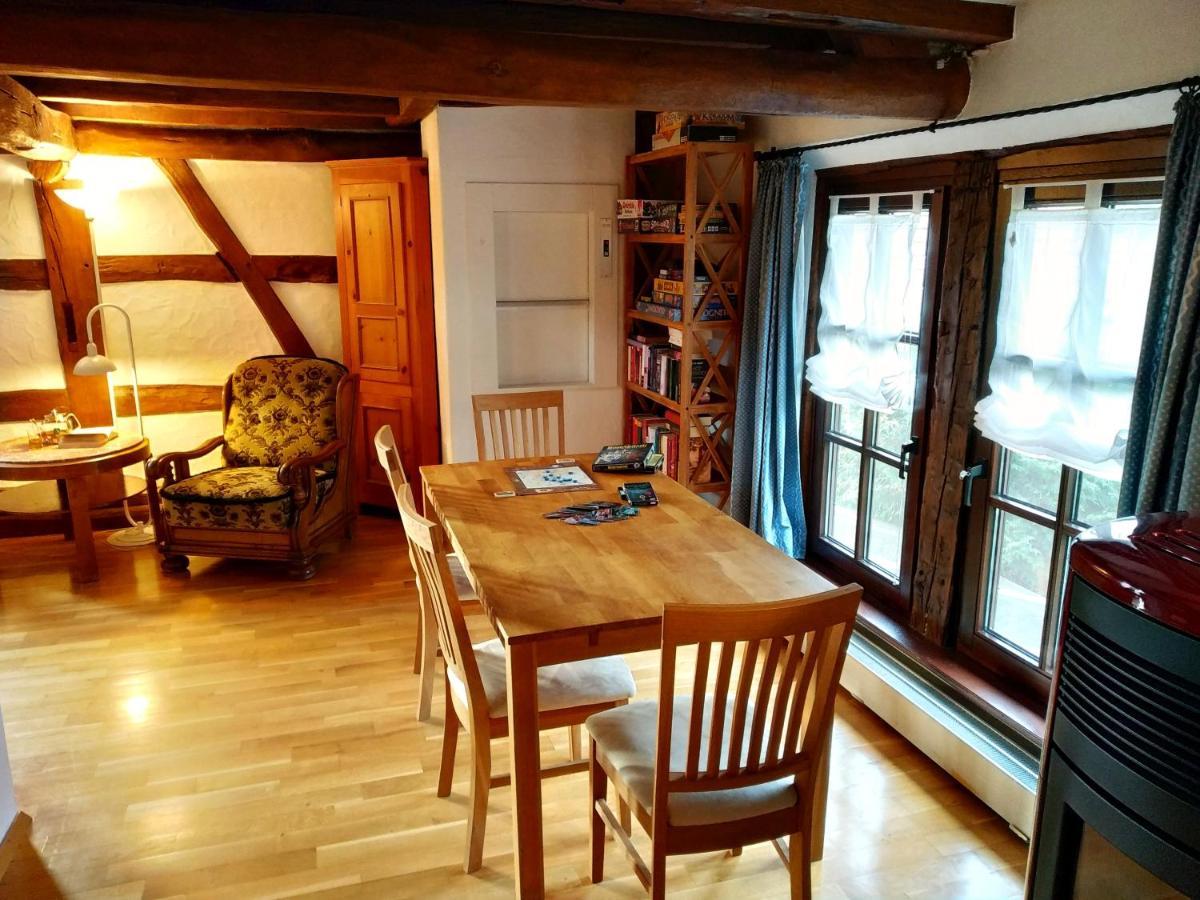 Ferienhaus Marre - Mit Grill, Feuerstelle Und Gartensauna Waldbrunn  Luaran gambar