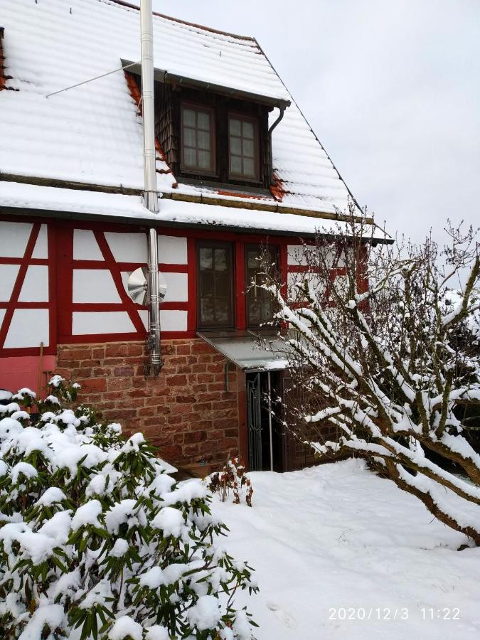 Ferienhaus Marre - Mit Grill, Feuerstelle Und Gartensauna Waldbrunn  Luaran gambar